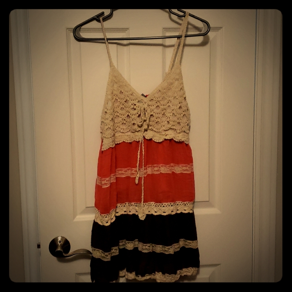 Long fluttery blouse